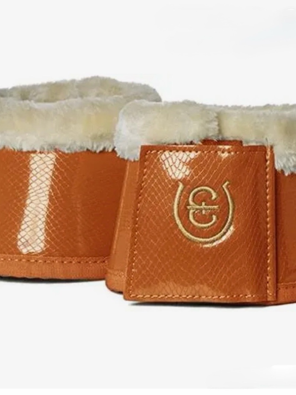 Equestrian Stockholm Bronze Gold Bell Boots